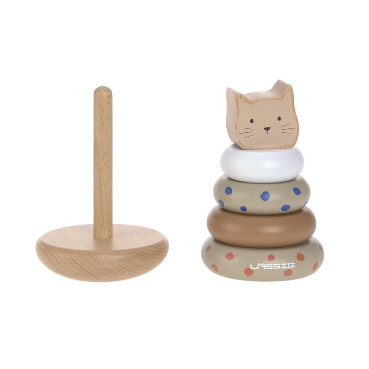 Produktbild: Stacking Ring Tower Wood Little Mateys