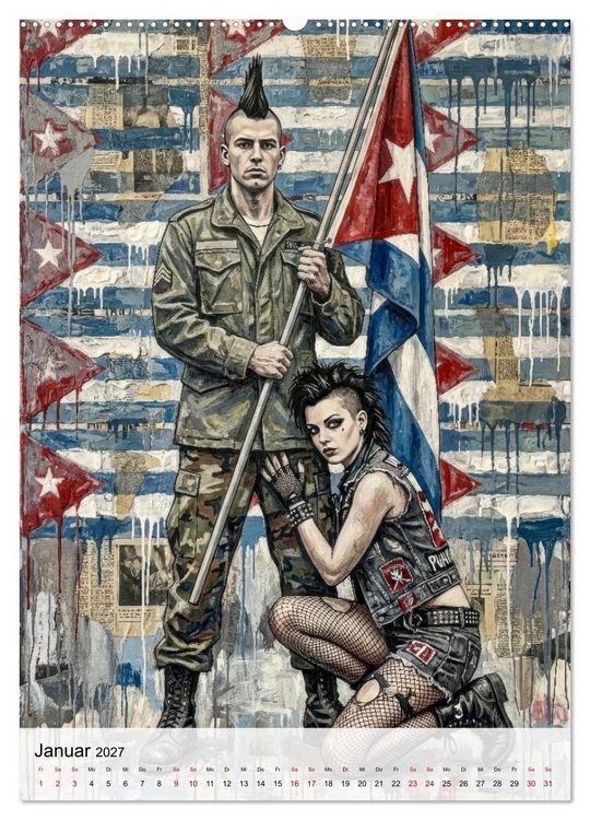 Produktbild: Punk 76 (Wandkalender 2027 DIN A2 hoch), CALVENDO Monatskalender