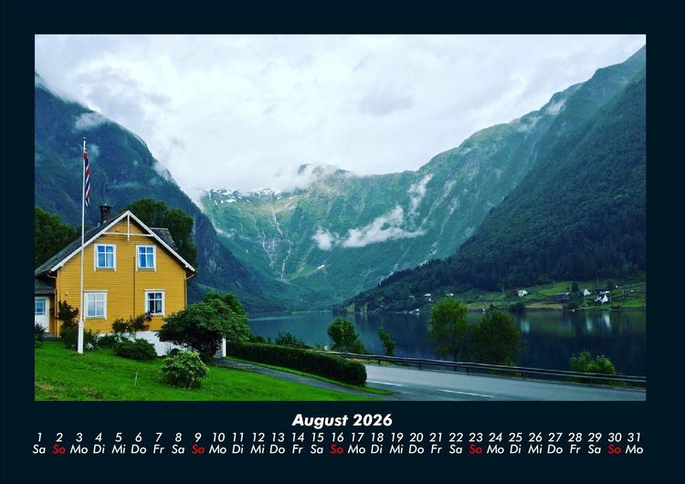 Produktbild: Bergige Welten 2026 Fotokalender DIN A4