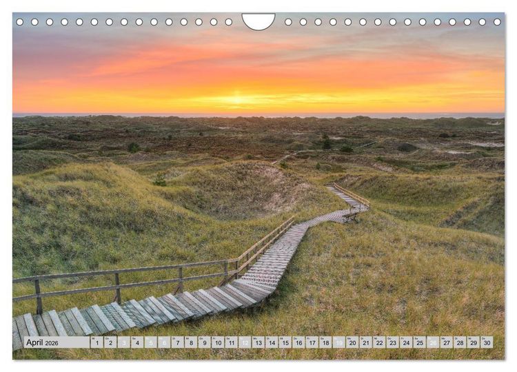 Produktbild: Wundersch&ouml;nes Amrum (Wandkalender 2026 DIN A4 quer), CALVENDO Monatskalender