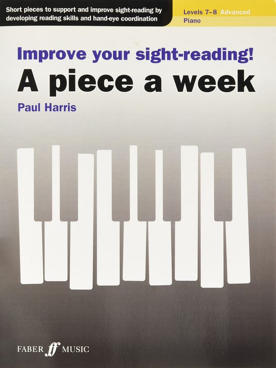 Produktbild: Improve your sight-reading! A piece a week Piano Grades 7-8