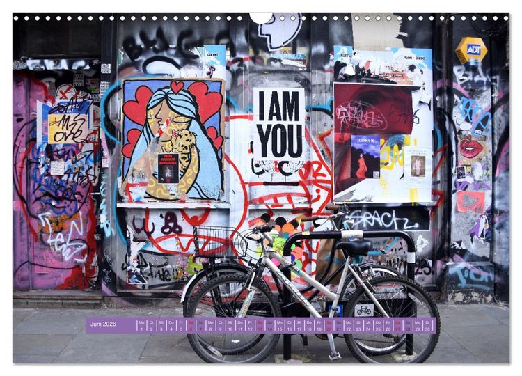 Produktbild: Streetart-Kunst, die die Stra&szlig;en Londons atmen l&auml;sst (Wandkalender 2026 DIN A3 quer), CALVENDO Monatskalender