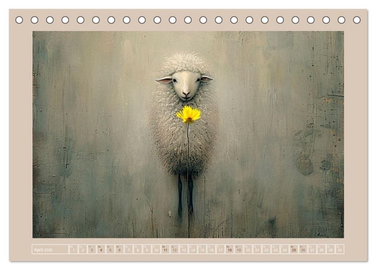 Produktbild: Sch&auml;fchenparade (Tischkalender 2026 DIN A5 quer), CALVENDO Monatskalender
