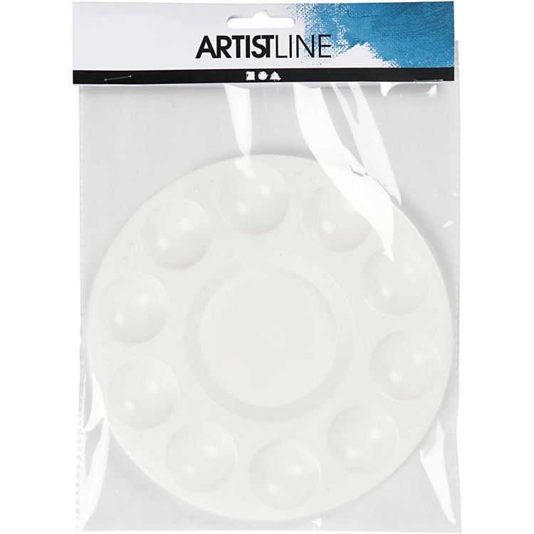 Produktbild: Creativ Company Palette, D 17 cm, Wei&szlig;, 1 Stk