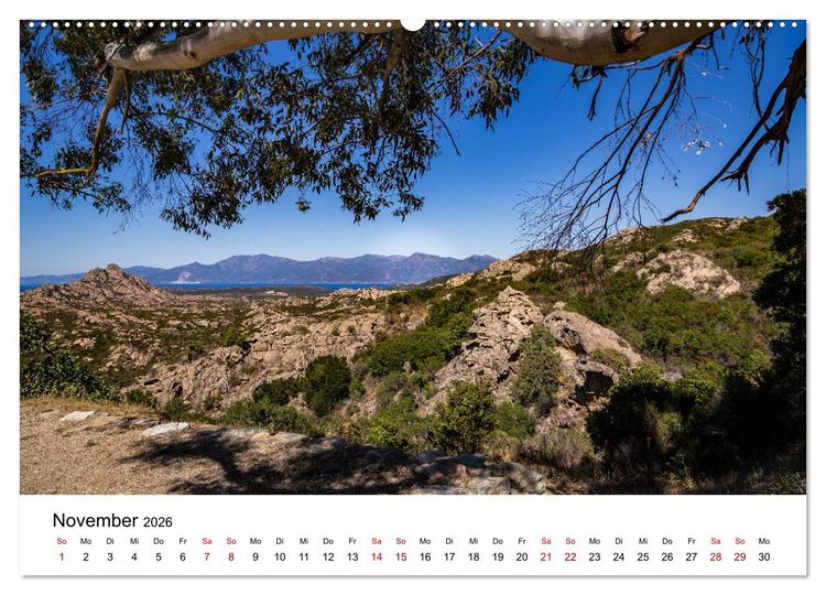 Produktbild: Korsika - Die Sch&ouml;ne im MIttelmeer (hochwertiger Premium Wandkalender 2026 DIN A2 quer), Kunstdruck in Hochglanz