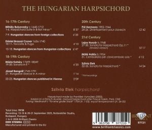 Produktbild: The Hungarian Harpsichord