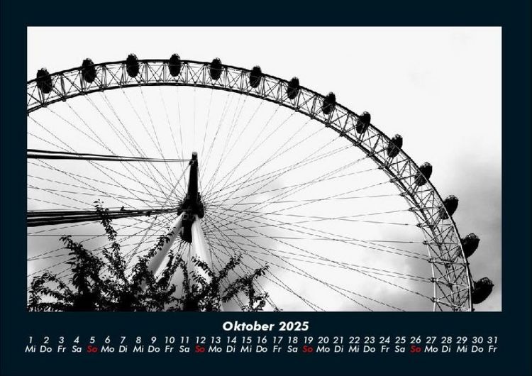 Produktbild: London 2025 Fotokalender DIN A4