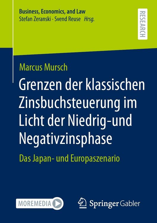 Produktbild: Grenzen der klassischen Zinsbuchsteuerung im Licht der Niedrig-und Negativzinsphase