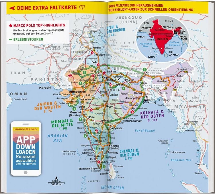 Produktbild: MARCO POLO Reisef&uuml;hrer Indien