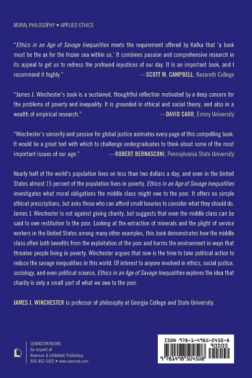 Produktbild: Ethics in an Age of Savage Inequalities