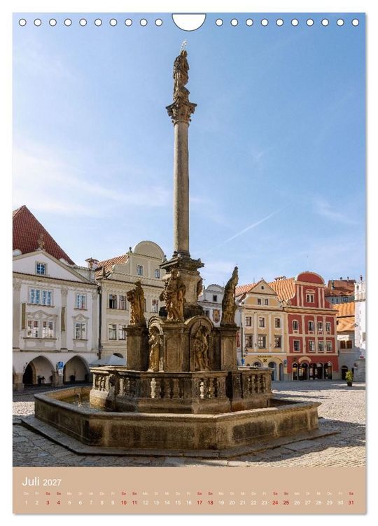 Produktbild: Zeitloses Cesky Krumlov. Zwischen Moldauschleifen und Schlosskulisse (Wandkalender 2027 DIN A4 hoch), CALVENDO Monatskalender