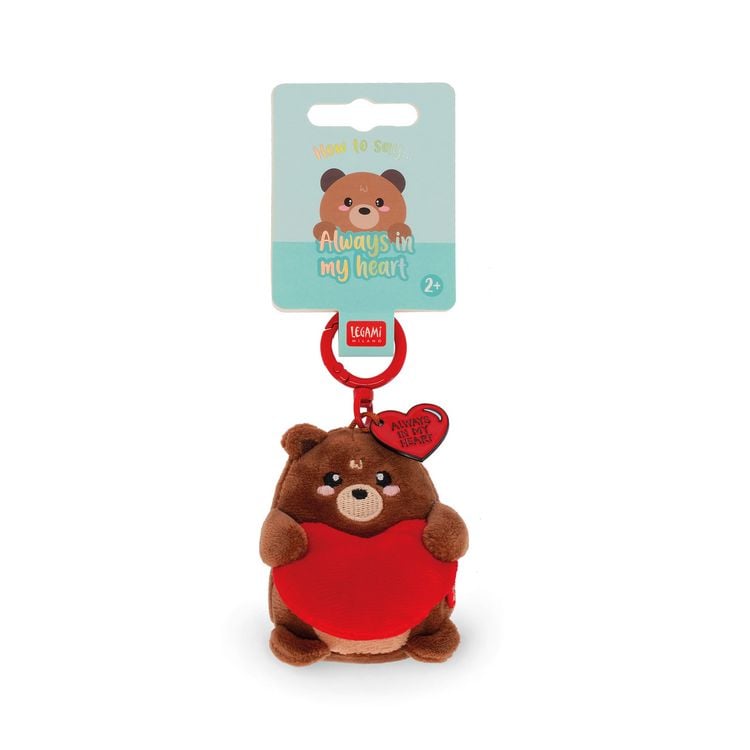 Produktbild: Legami Schl&uuml;sselanh&auml;nger - Super Soft! - Teddyb&auml;r