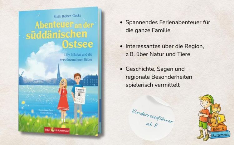Produktbild: Abenteuer an der s&uuml;dd&auml;nischen Ostsee - Lilly, Nikolas und die verschwundenen Bilder