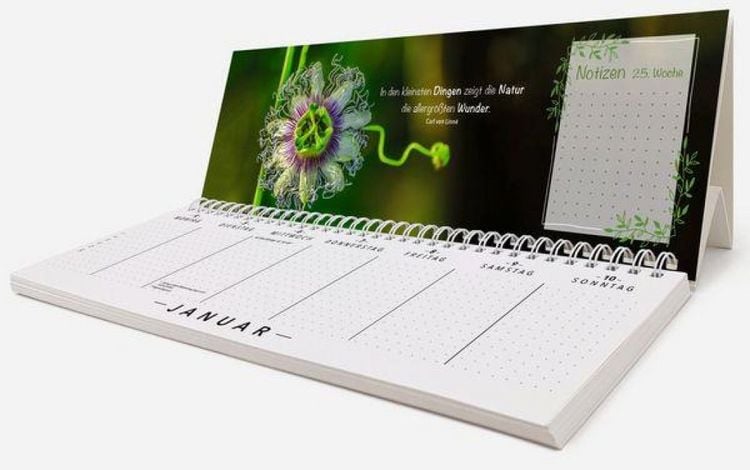 Produktbild: Tischquerkalender Gartengl&uuml;ck 2027