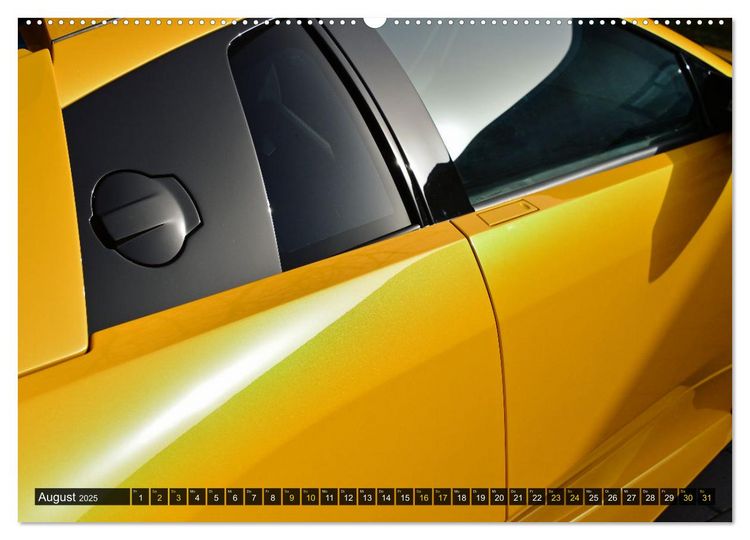 Produktbild: DER GELBE STIER - Lamborghini Murci&eacute;lago (hochwertiger Premium Wandkalender 2025 DIN A2 quer), Kunstdruck in Hochglanz