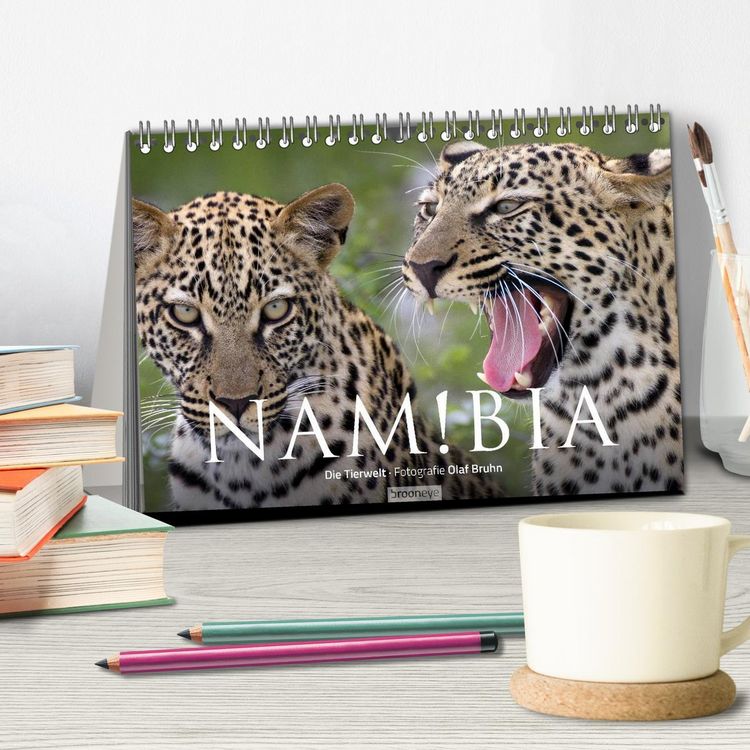 Produktbild: Namibia - Die Tierwelt (Tischkalender 2026 DIN A5 quer), CALVENDO Monatskalender