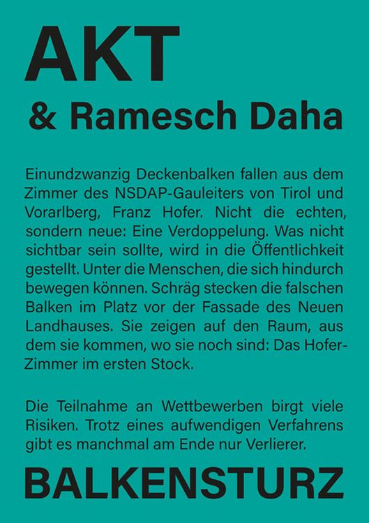 Produktbild: Balkensturz