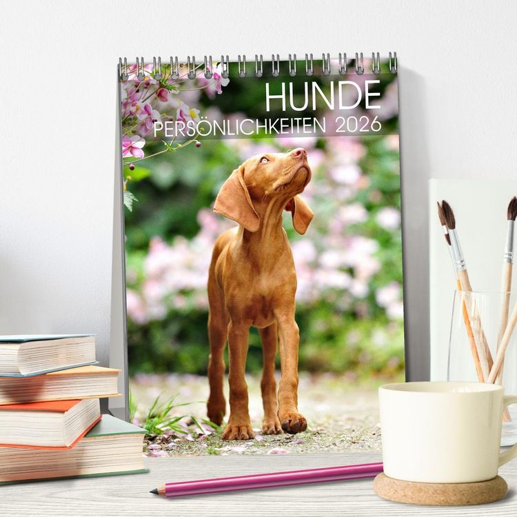 Produktbild: Hundepers&ouml;nlichkeiten (Tischkalender 2026 DIN A5 hoch), CALVENDO Monatskalender