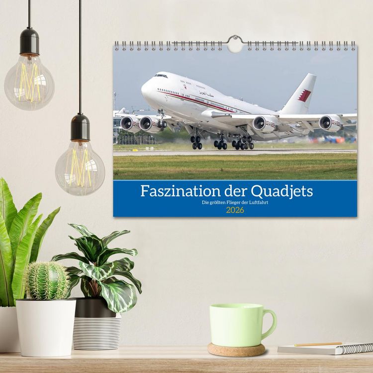 Produktbild: Die Faszination der Quadjets (Wandkalender 2026 DIN A4 quer), CALVENDO Monatskalender