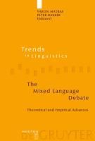 Produktbild: The Mixed Language Debate