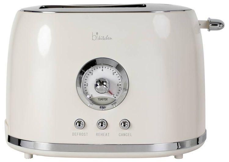 Produktbild: BiKitchen nostalgia 200 Toaster Cremewei&szlig; (gl&auml;nzend)