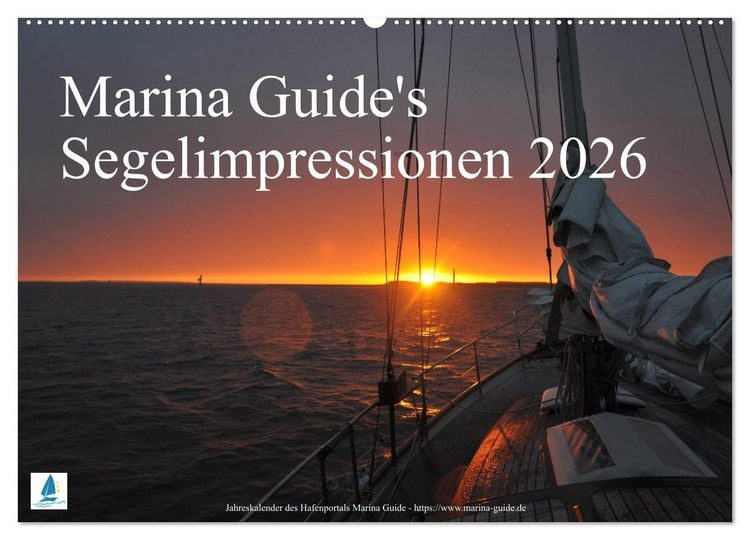 Produktbild: Marina Guide's Segelimpressionen 2026 (Wandkalender 2026 DIN A2 quer), CALVENDO Monatskalender