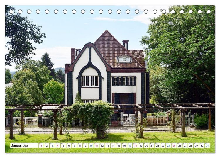 Produktbild: Jugendstil - Darmstadt (Tischkalender 2026 DIN A5 quer), CALVENDO Monatskalender