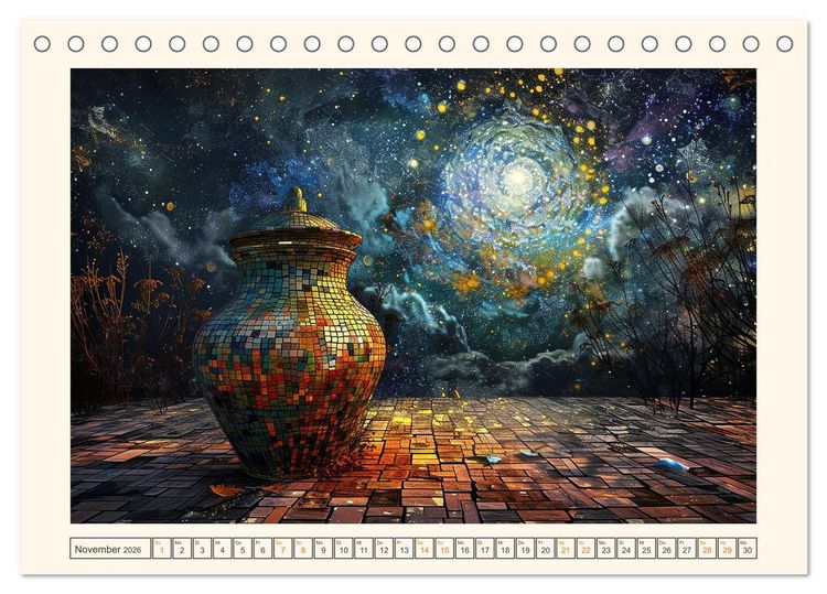 Produktbild: Mosaike (Tischkalender 2026 DIN A5 quer), CALVENDO Monatskalender