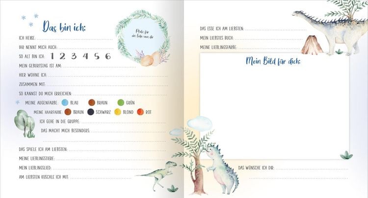Produktbild: Meine ersten Freunde &ndash; Dinos (Aquarell-Optik)