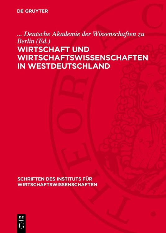 Produktbild: Wirtschaft und Wirtschaftswissenschaften in Westdeutschland