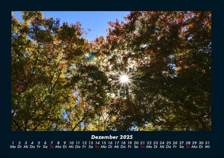 Produktbild: Landschaftskalender 2025 Fotokalender DIN A4