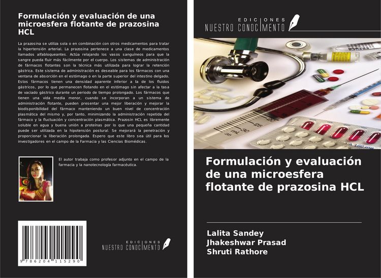 Produktbild: Formulaci&oacute;n y evaluaci&oacute;n de una microesfera flotante de prazosina HCL