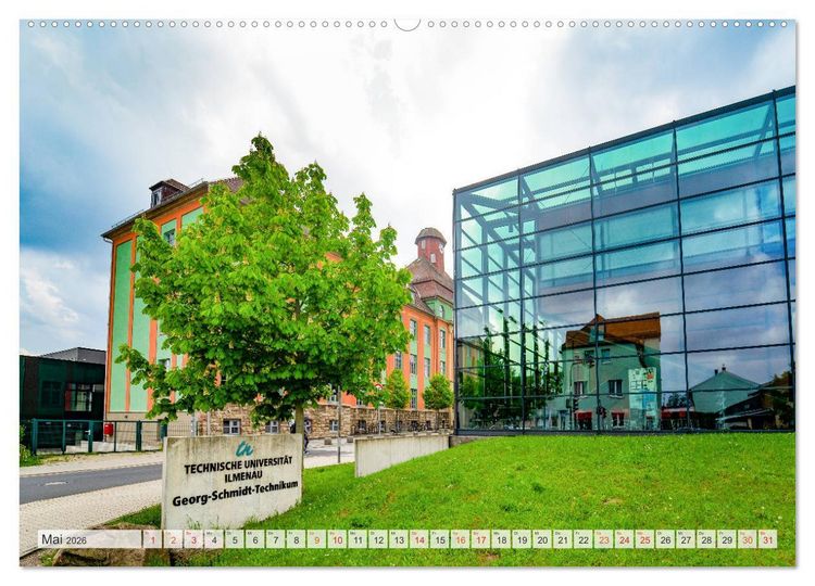 Produktbild: Ilmenau Impressionen (Wandkalender 2026 DIN A2 quer), CALVENDO Monatskalender