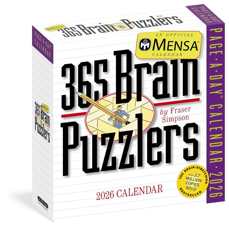 Produktbild: Mensa 365 Brain Puzzlers Page-A-Day(r) Calendar 2026