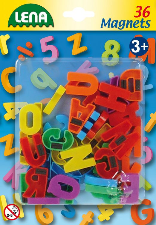 Produktbild: Magnet: Großbuchstaben, 3 cm, 36 Buchstaben Magnete