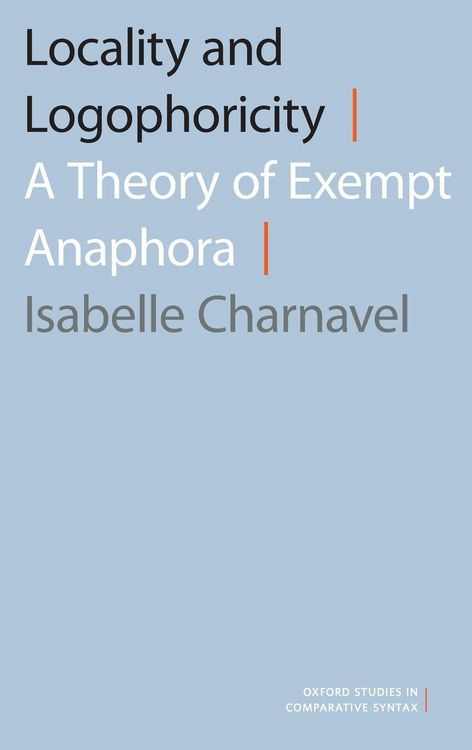 Produktbild: Locality and Logophoricity