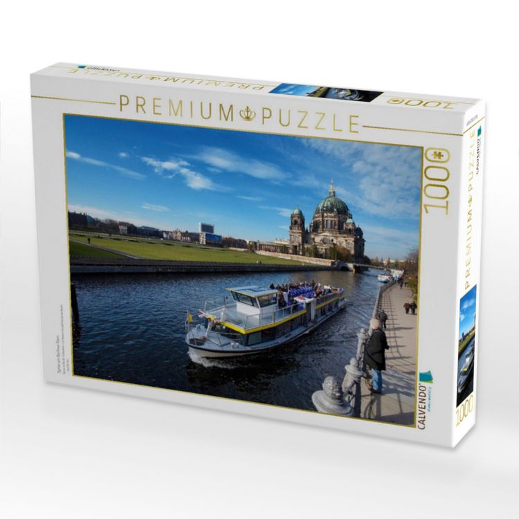Produktbild: CALVENDO Puzzle Spree am Berliner Dom | 1000 Teile Lege-Gr&ouml;&szlig;e 64x48cm Foto-Puzzle f&uuml;r gl&uuml;ckliche Stunden