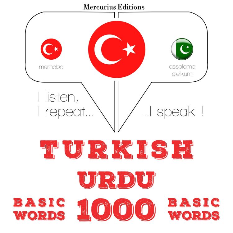 Produktbild: T&uuml;rk&ccedil;e - Urduca: 1000 temel kelime