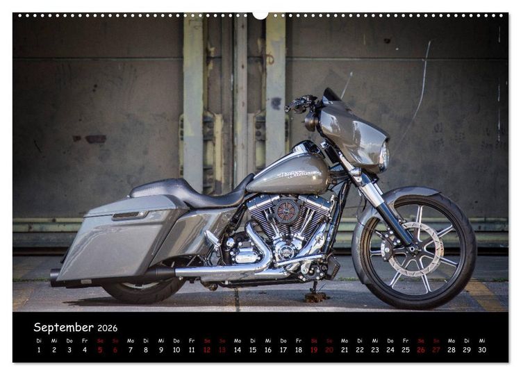 Produktbild: Best of Custom- and Showbikes Kalender (Wandkalender 2026 DIN A2 quer), CALVENDO Monatskalender