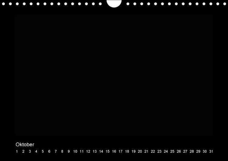 Produktbild: K. A., K: Geburtstags - Bastelkalender - Schwarz (Wandkalen