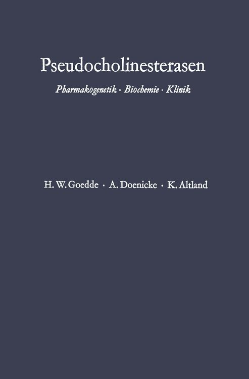 Produktbild: Pseudocholinesterasen