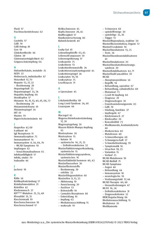 Produktbild: Die systemische Mastzellerkrankung