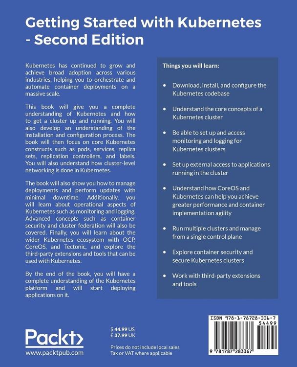 Produktbild: Getting Started with Kubernetes - Second Edition