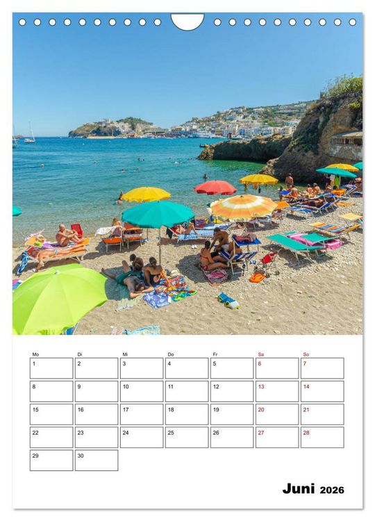 Produktbild: Insel Ponza - Italien (Wandkalender 2026 DIN A4 hoch), CALVENDO Monatskalender