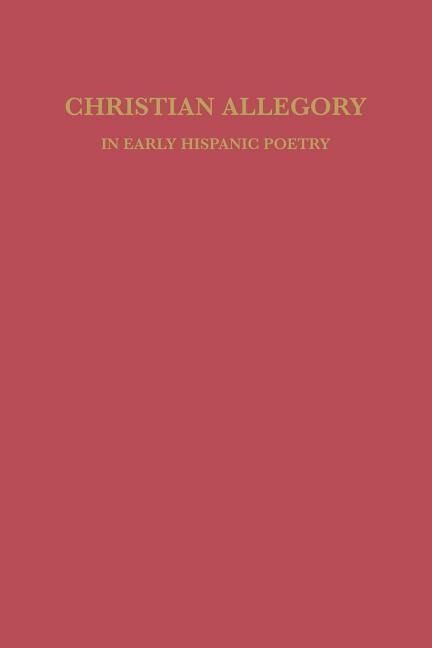 Produktbild: Christian Allegory in Early Hispanic Poetry