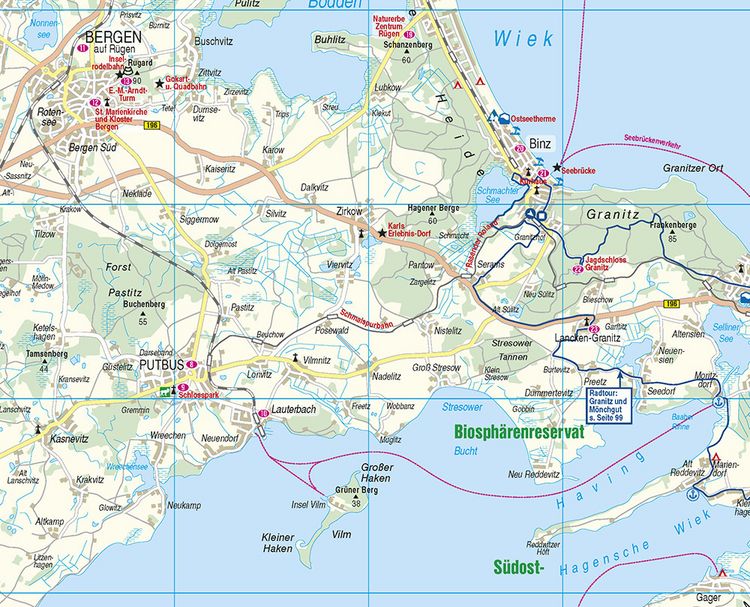 Produktbild: Reise Know-How InselTrip R&uuml;gen mit Hiddensee und Stralsund