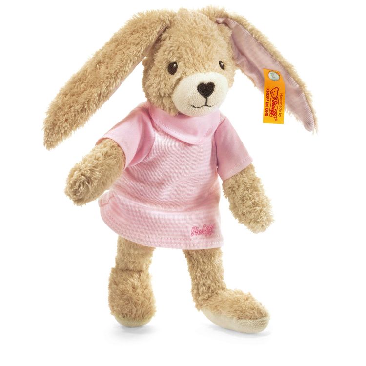 Produktbild: Steiff 237577 - Hoppel Hase mit Kleid in rosa, Pl&uuml;sch, 20 cm