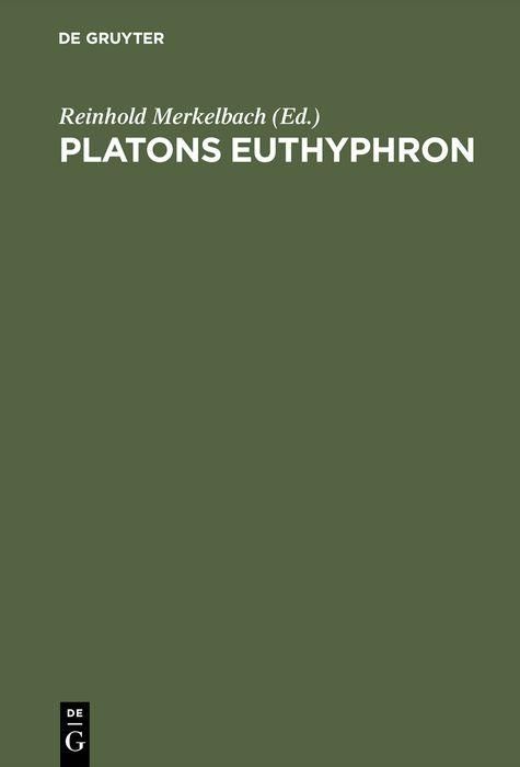 Produktbild: Platons Euthyphron
