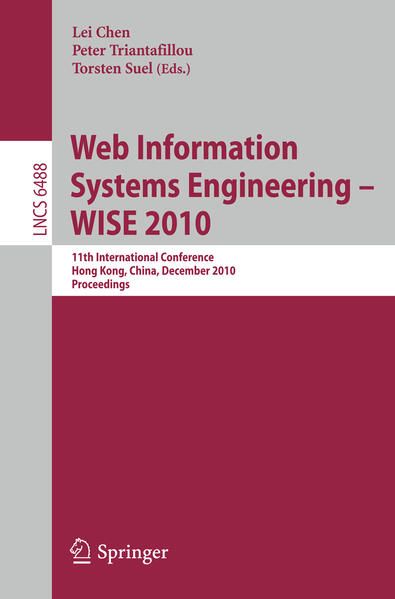 Produktbild: Web Information Systems Engineering - WISE 2010