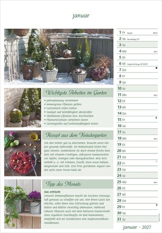 Produktbild: Das Gartenjahr 2027